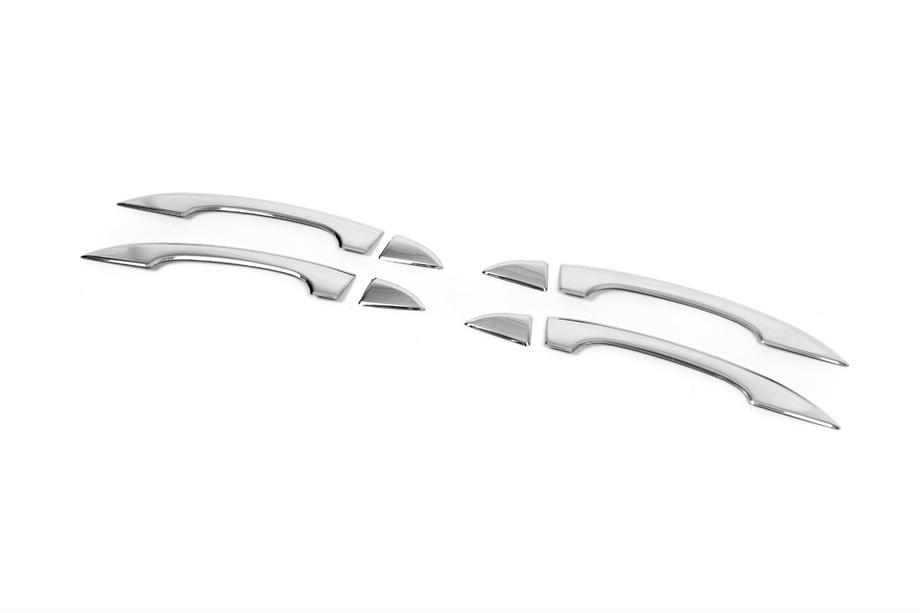 Renault Megane IV 2016-2025 рр. Накладки на ручки OmsaLine (4 шт, нерж) Image