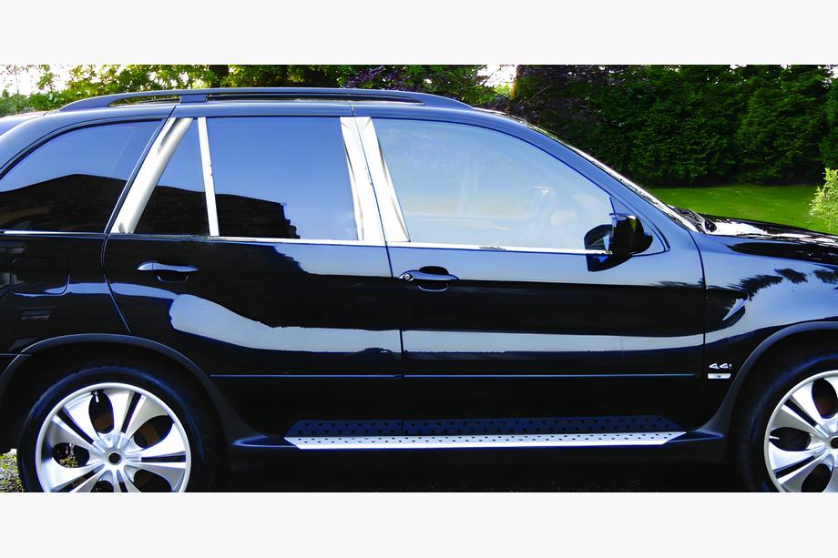 BMW X5 F15 2013-2018 рр. Молдинги дверних стійок (нерж.) Фото 1