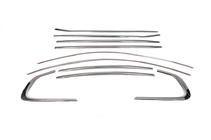 BMW X6 E71 2008-2014 рр. Повна окантовка вікон (10 шт., нерж.) фото 2