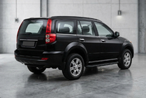 GreatWall Haval/Hover H3 2005-2013 рр. Бокові пороги Tayga Black (2 шт., алюміній) фото 1