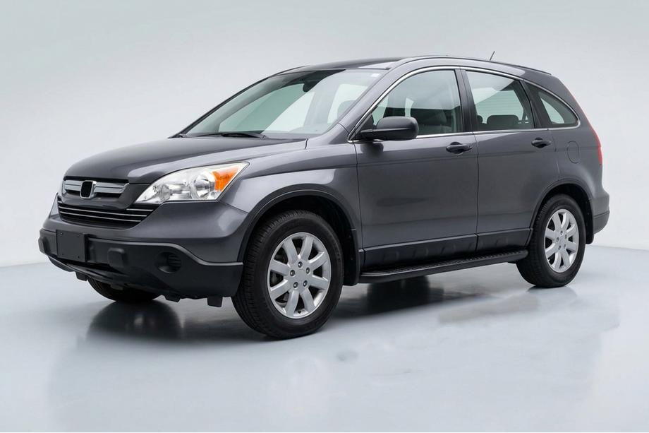 Honda CRV 2007-2011 рр. Бокові пороги Tayga Black (2 шт., алюміній) Фото 1