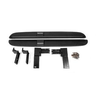 Бокові пороги OEM (2 шт, алюм.) Hyundai Tucson JM 2004- рр. фото 2