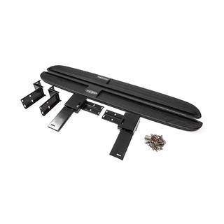 Бокові пороги OEM (2 шт, алюм.) Hyundai Tucson JM 2004- рр. фото 3