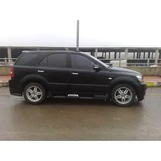 Бокові пороги Meliset (2 шт., під фарбування) Kia Sorento I BL 2002-2009 рр. фото 1