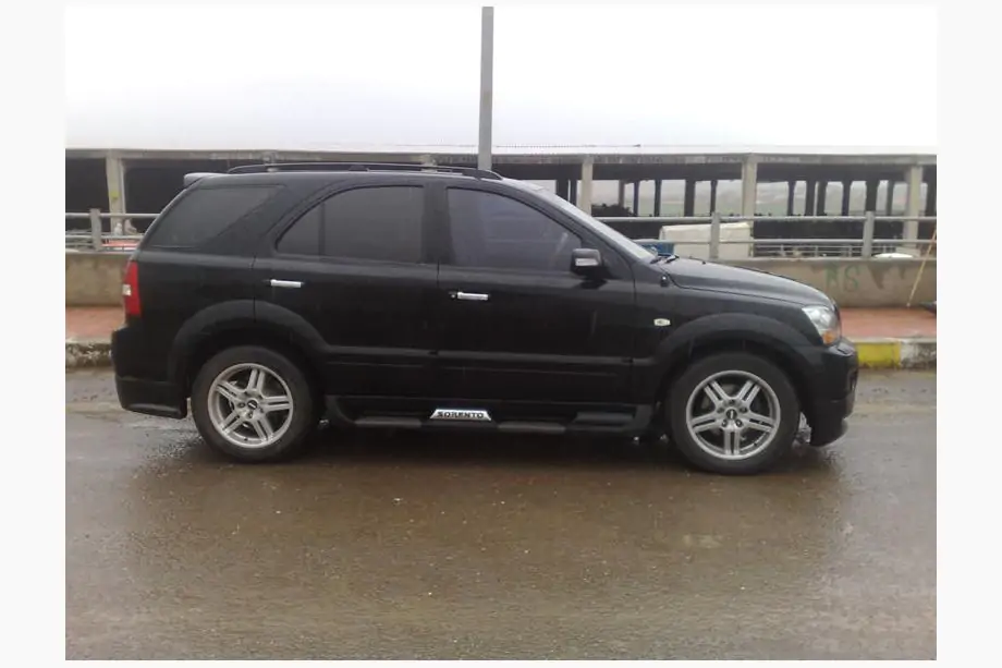 Kia Sorento I BL 2002-2009 рр. Бокові пороги Meliset (2 шт., під фарбування) Фото 1