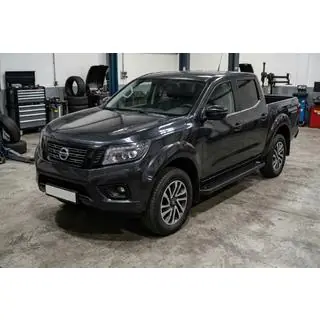 Бокові пороги Allmond Black (2 шт., алюм.)