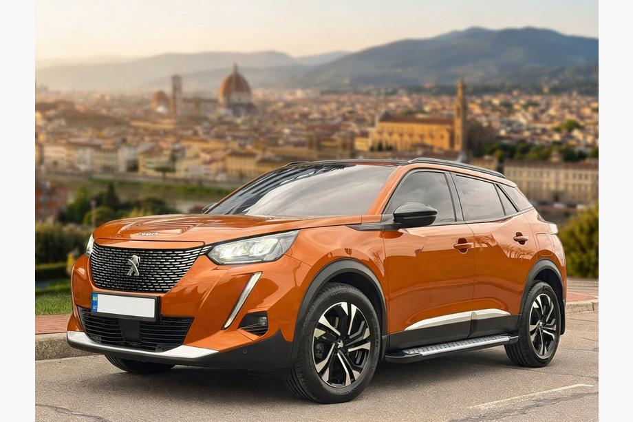 Peugeot 3008 2016-2023 рр. Бокові пороги Allmond Grey (2 шт, алюміній) Image