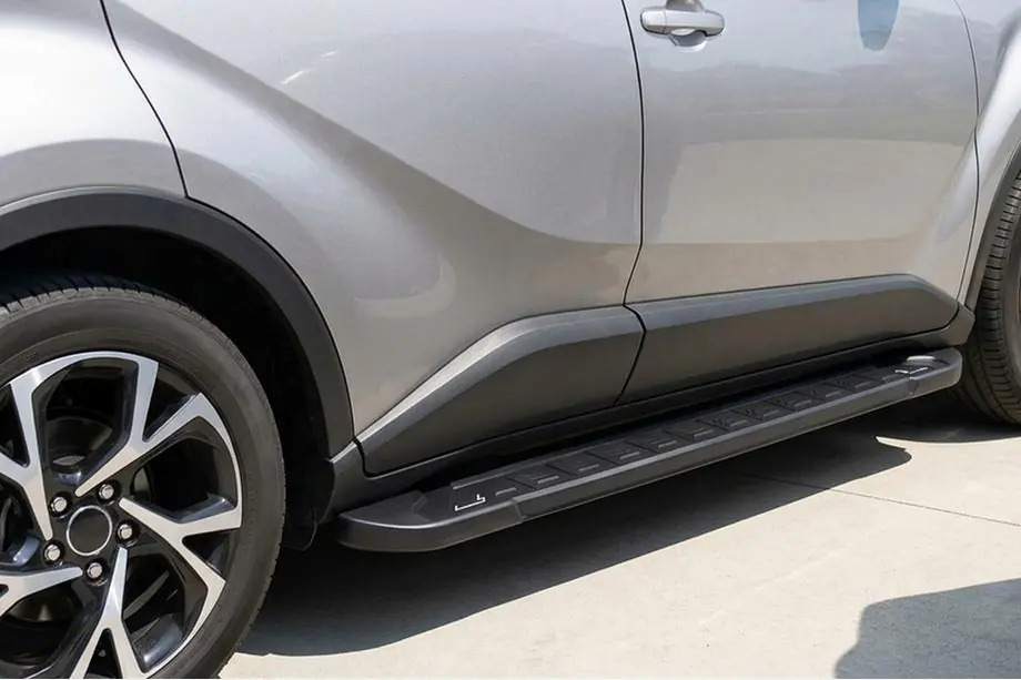 Toyota C-HR 2016-2023 рр. Бокові пороги RedLine Black (2 шт, алюміній) Фото 1