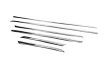 Ford Mondeo 2014-2022 рр. Молдинг дверний (6 шт, нерж) фото 4