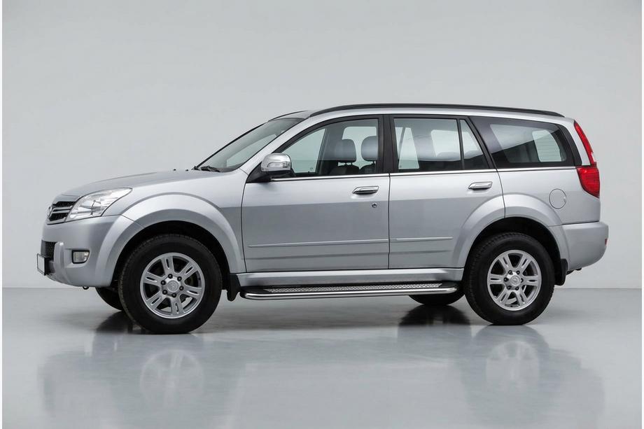 GreatWall Haval/Hover H3 2005-2013 рр. Бокові пороги Maydos V2 (2 шт., алюміній ↗ нерж) Image