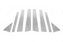 Hyundai Tucson TL 2016-2021 рр. Накладки на стійки (нерж) фото 3