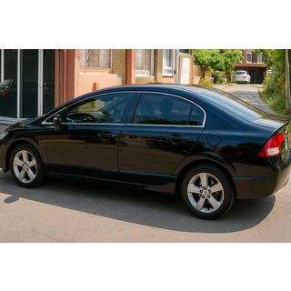 Повна окантовка вікон (12 шт., нерж.) Honda Civic Sedan VIII 2006-2011 рр. фото 1