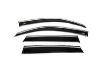 Suzuki Vitara 2015- рр. Вітровики з хромованим молдингом (4 шт, Niken) фото 1