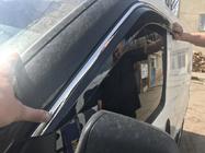 Fiat Doblo II 2010-2022 рр. Вітровики з хромованим молдингом (4 шт, Niken) фото 7