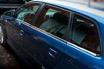 Audi A3 2003-2012 рр. Нижні молдинги скла (нерж) фото 3
