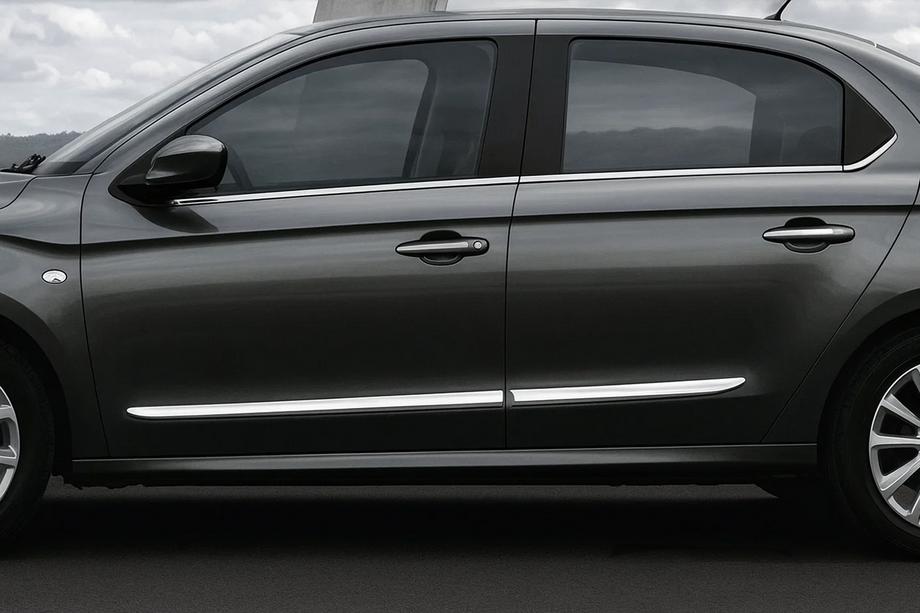 Fiat Albea 2002-2012 рр. Молдинг дверний (нерж.) Image