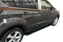 Ford Kuga/Escape 2013-2019 рр. Бокові пороги Bosphorus Grey (2 шт., Алюміній) фото 1