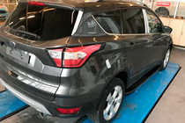Ford Kuga/Escape 2013-2019 рр. Бокові пороги Bosphorus Grey (2 шт., Алюміній) фото 6