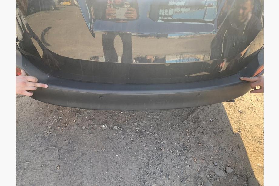 Toyota Rav 4 2013-2018 рр. Накладки на задній бампер ABS (пласт.) Фото 4