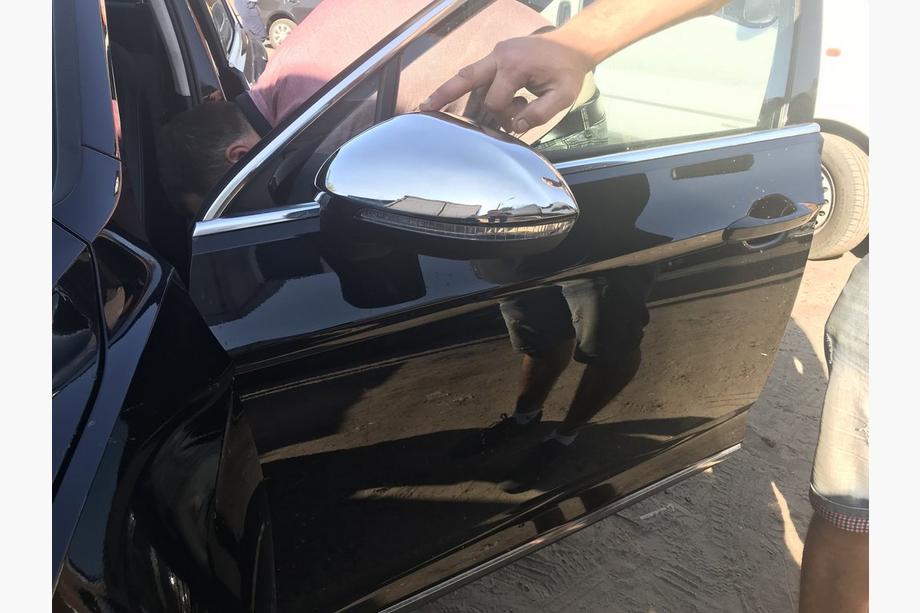 Volkswagen Passat B8 2015-2023 рр. Накладки на дзеркала EU (2 шт., нерж) Carmos - турецька сталь Фото 3