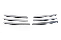 Opel Zafira B 2005-2011 рр. Накладки на решітку (6 шт, нерж) фото 3