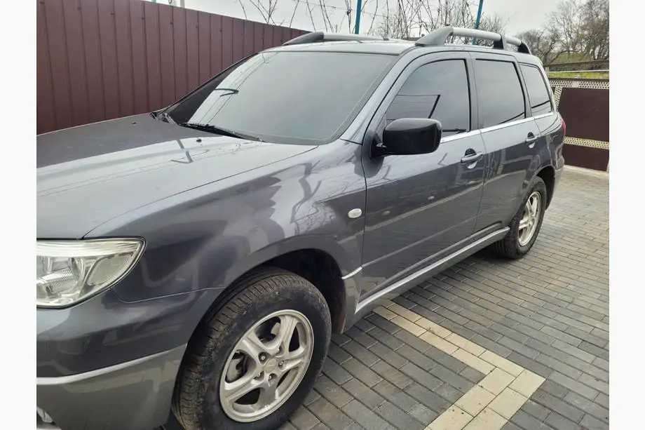Mitsubishi Outlander 2001-2006 рр. Нижня окантовка вікон (6 шт, нерж) Фото 4