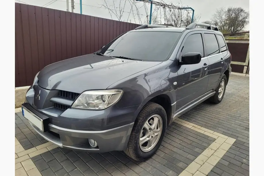 Mitsubishi Outlander 2001-2006 рр. Нижня окантовка вікон (6 шт, нерж) Фото 3