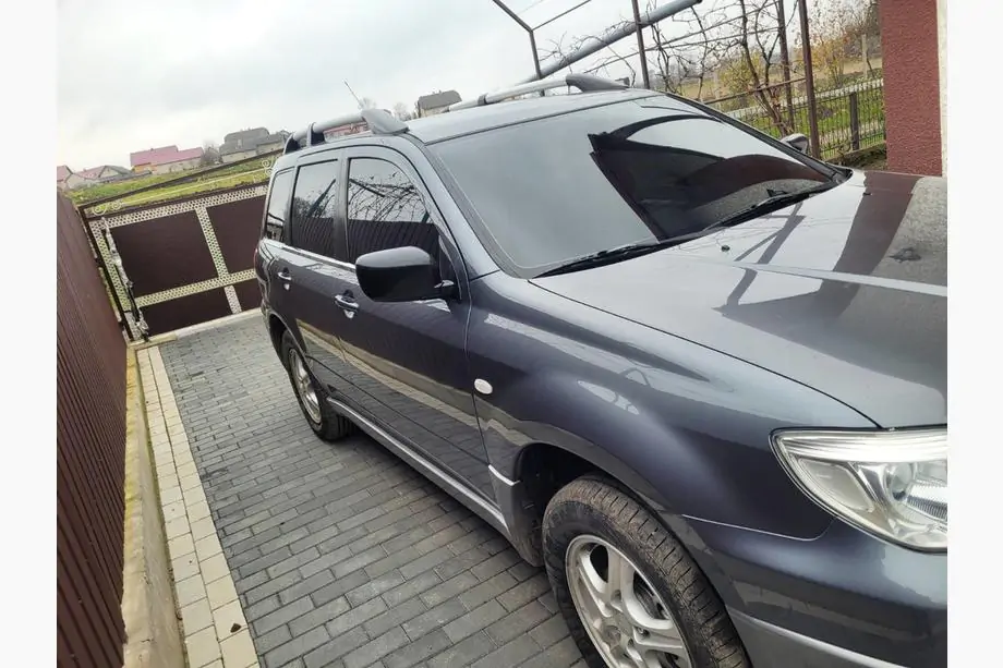 Mitsubishi Outlander 2001-2006 рр. Нижня окантовка вікон (6 шт, нерж) Фото 5