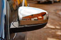 BMW X5 E70 2007-2013 рр. Накладки на дзеркала (2 шт., нерж) фото 1