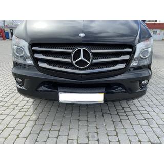 Накладки на решітку BlackChrome (2013↗, нерж) Mercedes Sprinter W906 2006-2018 рр. фото 3