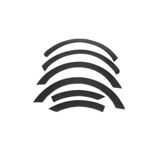 Накладки на арки (6 шт, чорні) фото 1
