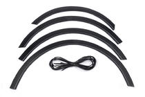 Volkswagen Caddy 2015-2020 рр. Накладки на арки (чорний мат) фото 4