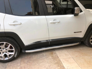 Jeep Renegade 2014- рр. Молдинг дверної Чорний Хром (4 шт, нерж) фото 1