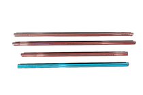 Dacia Duster 2008-2018 рр. Молдинг скла Чорний Хром (4 шт., нерж.) фото 4