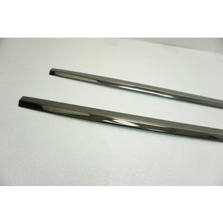 Накладки на решітку Чорний Хром 2015-2019 (4 шт, нерж) Volkswagen T6 2015-2024 рр. фото 3