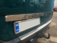 Volkswagen Crafter 2006-2016 рр. Планка над номером BlackChrome (нерж) фото 1