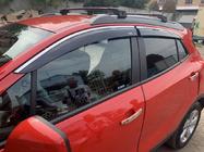 Opel Mokka 2012-2021 рр. Вітровики з хромованим молдингом (4 шт, Niken) фото 3