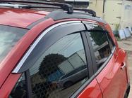 Opel Mokka 2012-2021 рр. Вітровики з хромованим молдингом (4 шт, Niken) фото 5