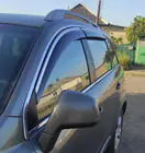 Opel Antara 2006-2017 рр. Вітровики з хромованим молдингом (4 шт, Niken) фото 3