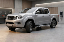 Nissan Navara/NP300 2016- рр. Бокові пороги Rainbow (2 шт., алюміній) фото 1