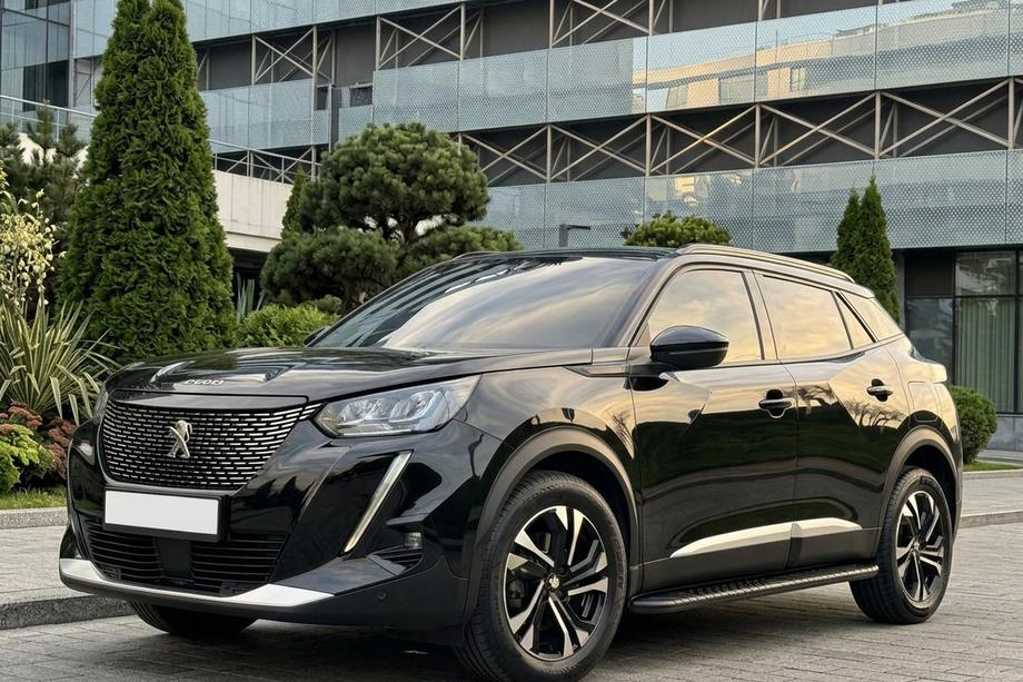 Peugeot 3008 2016-2023 рр. Бокові пороги Bosphore Black (2 шт., алюміній) Фото 1