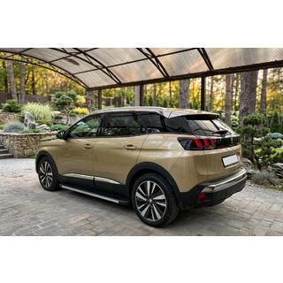 Бокові пороги Maya V1 (2 шт., алюміній) Peugeot 3008 2016-2023 рр. фото 1