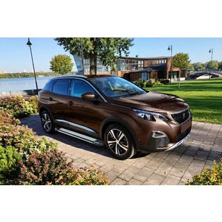Бокові пороги Rainbow (2 шт., алюміній) Peugeot 3008 2016-2023 рр. фото 1
