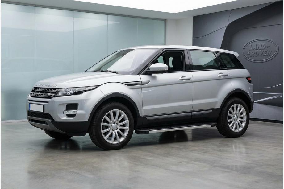 Range Rover Evoque 2012-2018 рр. Бокові пороги Maya V1 (2 шт., алюміній) Image