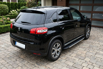 Peugeot 4008 2012-2017 рр. Бокові пороги Duru (2 шт., алюміній) фото 1