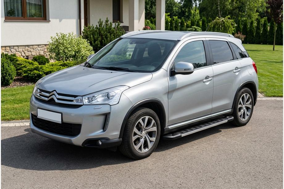 Citroen C-4 Aircross 2012-2017 рр. Бокові пороги RedLine V1 (2 шт., алюміній) Image