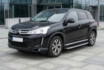 Citroen C-4 Aircross 2012-2017 рр. Бокові пороги Fullmond (2 шт., алюм.) фото 1