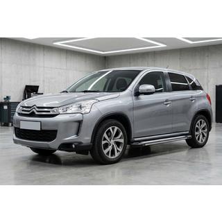 Бокові пороги Rainbow (2 шт., алюм.) Citroen C-4 Aircross 2012-2017 рр. фото 1