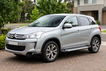 Citroen C-4 Aircross 2012-2017 рр. Бокові пороги Line (2 шт., алюміній) фото 1