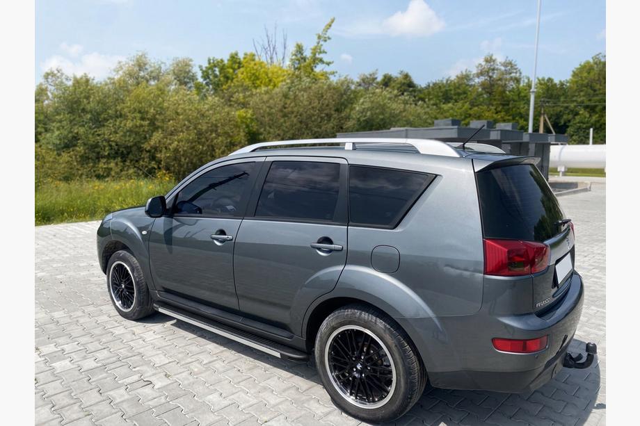Peugeot 4007 2007-2013 рр. Бокові пороги Maya V1 (2 шт., алюміній) Image